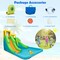 Inflatable Water Park With Double Slides Climbing Wall Splash Pool Basketball